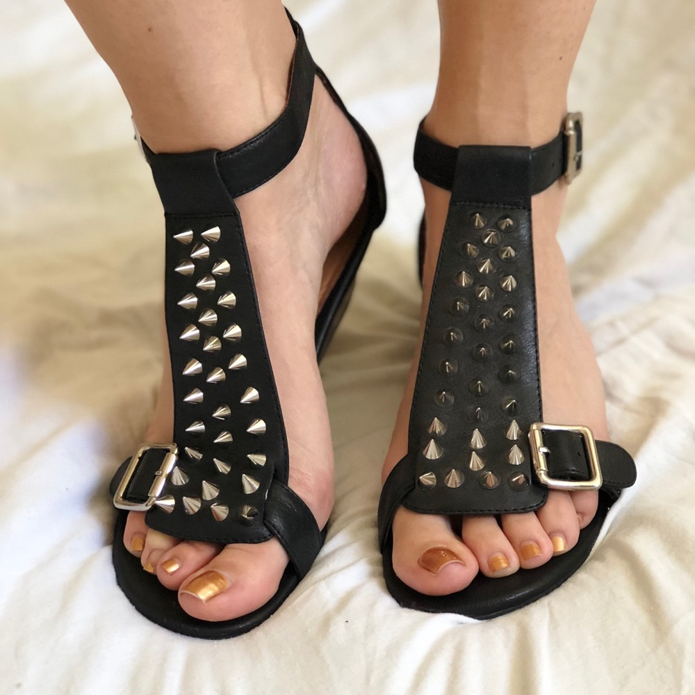 Jeffrey Campbell Barbary Spiked Studded Sandals